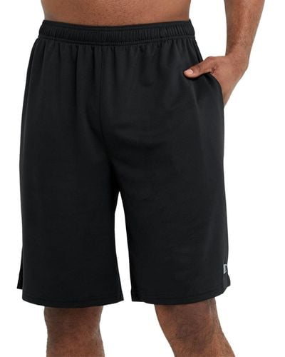 Champion Big & Tall Double Dry Standard-fit 10" Sport Shorts - Black