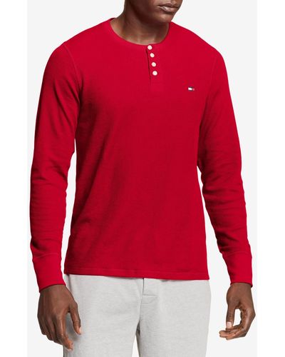 Waffle Knit Henley Shirts for Men - Up to 73% off | Lyst