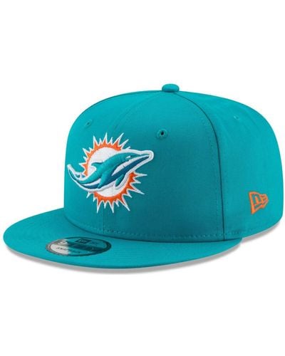 KTZ Miami Dolphins Basic 9fifty Adjustable Snapback Cap - Blue