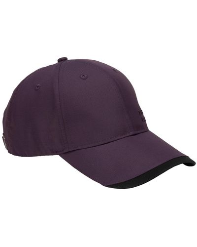 Perry Ellis Ripstop Low Profile Baseball Golf Cap - Purple