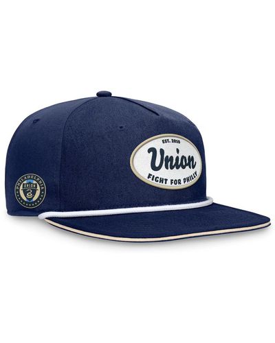 Fanatics Branded Navy Philadelphia Union Iron Golf Snapback Hat - Blue