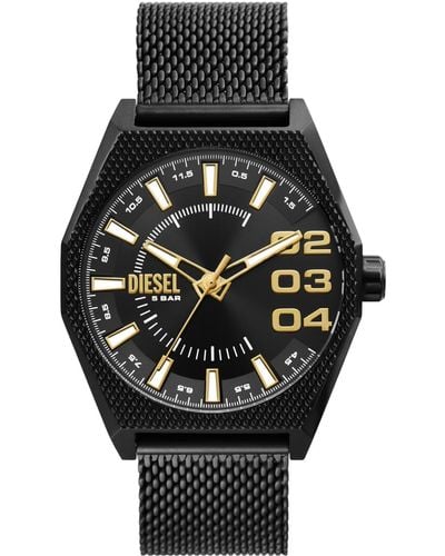DIESEL Scraper Watch Dz2194 Stainless Steel (Archived) - Black