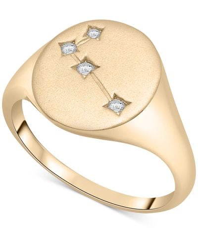 Wrapped in Love Diamond Aries Constellation Ring (1/20 Ct. T.w. - Metallic