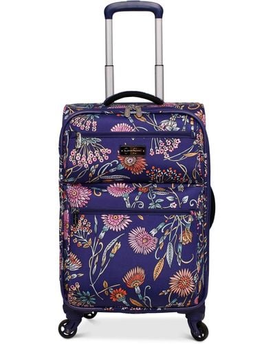 Jessica Simpson Cascade 21" Expandable Spinner Suitcase - Blue