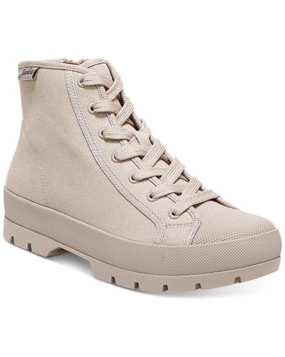 Zodiac Ludlow Bootie High Top Lace-up Sneakers - Natural