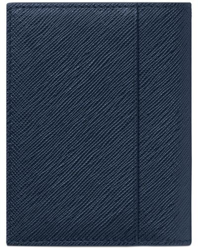 Montblanc Sartorial Leather Card Holder - Blue