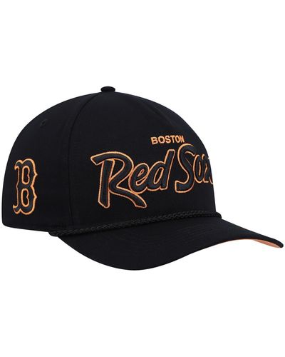 '47 Boston Red Sox Mango Undervisor Hitch Snapback Hat - Black