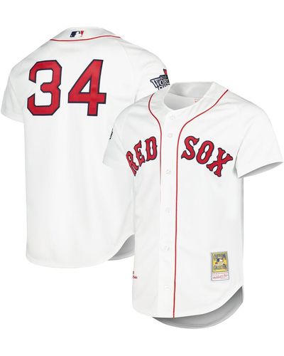 Mitchell & Ness David Ortiz Boston Red Sox Cooperstown Collection Authentic Jersey - White