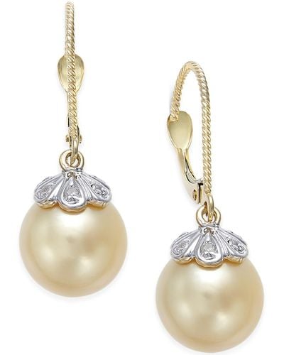 Macy's Cultured Golden South Sea Pearl (10mm - Natural