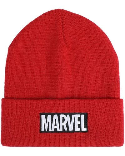 Marvel Logo Beanie - Red
