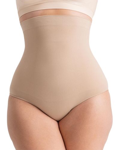 Shapermint Essentials High Waisted Shaper Panty 54008 - Natural