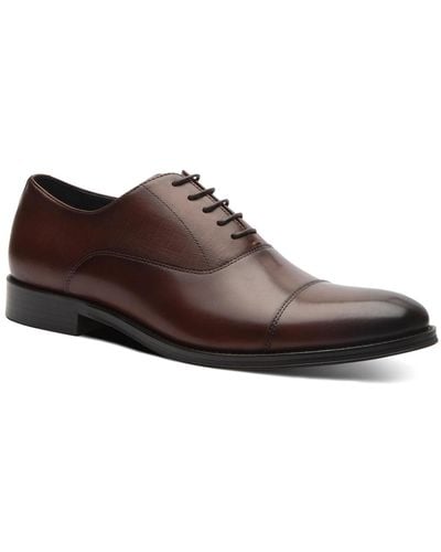 Blake McKay Mcneil Oxford Dress Lace-up Cap Toe Leather Shoes - Brown