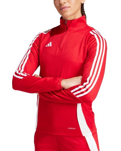 adidas Tiro 24 Quarter-zip Training Top - Red