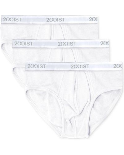 2xist Essentials Contour Pouch Brief In 3 Pack - White
