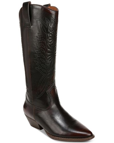 Zodiac Morghan Tall Western Boots - Black