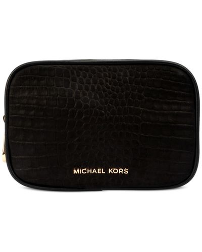 Michael Kors Michael Croc-embossed Belt Bag - Black
