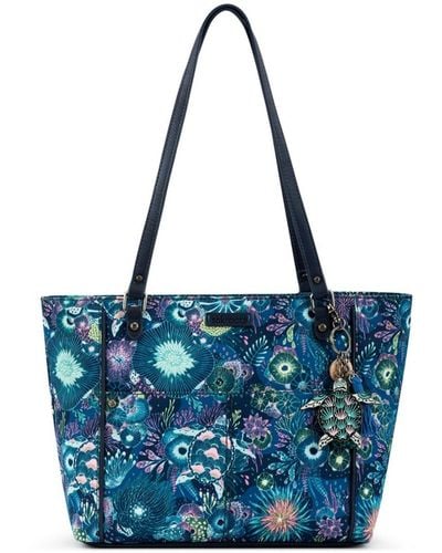 Sakroots Recycled Ecotwill Metro Tote Bag - Blue