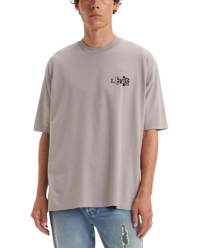 Levi's Skate Graphic Boxy Relaxed Fit T-shirt - Gray