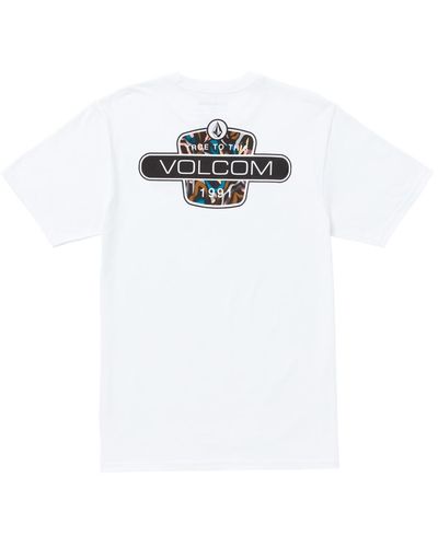 Volcom Back Fill Short Sleeve T-shirt - White