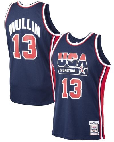 Mitchell & Ness Chris Mullin Usa Basketball Home 1992 Dream Team Authentic Jersey - Blue