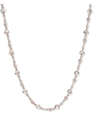 Givenchy Crystal Pave Collar Necklace - Metallic