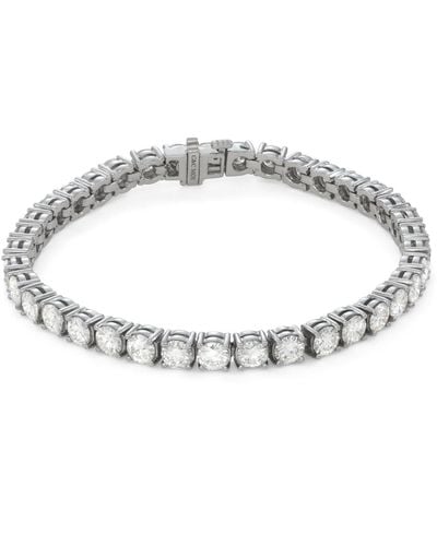Charles & Colvard Moissanite Tennis Bracelet (12 1/5 Ct. T.w. Diamond Equivalent - Metallic
