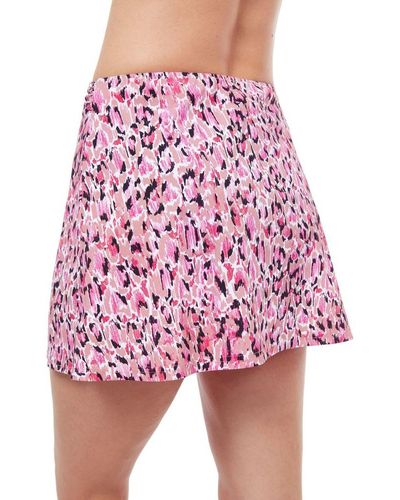 Gottex Pretty Wild Pull On Skirt Swim Cover Up - Pink