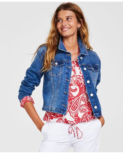 Tommy Hilfiger Jean and denim jackets for Women | Online Sale up to 60% off  | Lyst