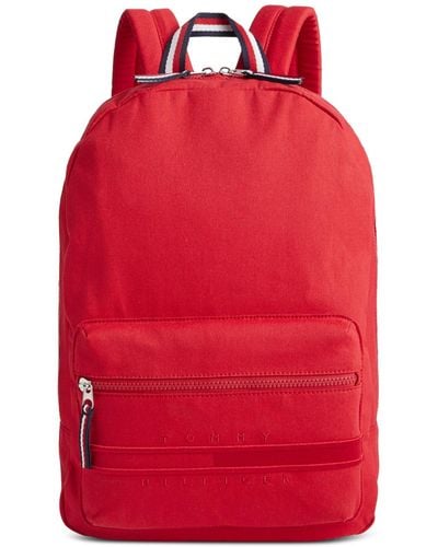 Tommy Hilfiger Gino Monochrome Backpack - Red