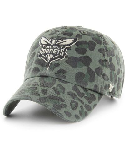 '47 Charlotte Hornets Bagheera Clean Up Adjustable Hat - Gray