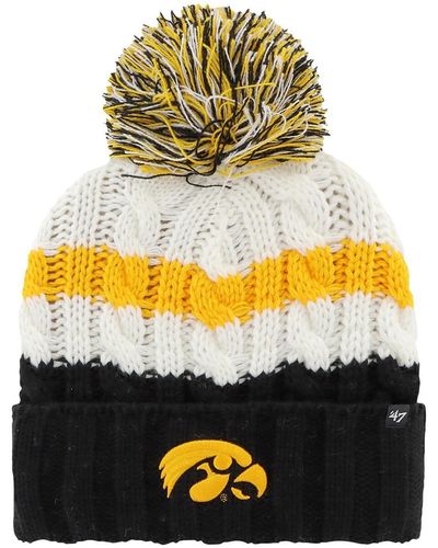 '47 Iowa Hawkeyes Ashfield Cuffed Knit Hat - Yellow