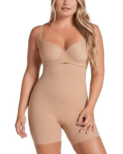 Leonisa Strapless Sculpting Step-in Body Shaper - Natural