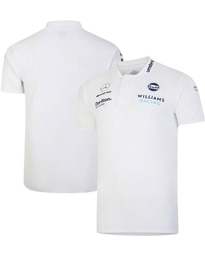Umbro Williams Racing Cvc Media Polo - White
