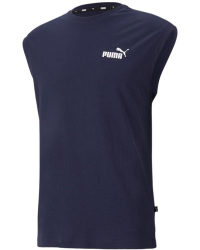 PUMA Ess Sleeveless T-shirt - Blue