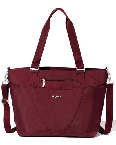 Baggallini Avenue Extra Large Tote - Red