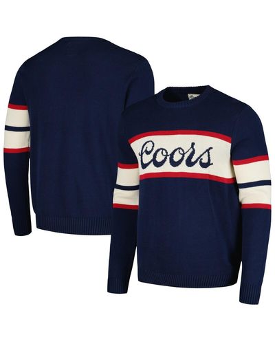 American Needle Coors Mccallister Pullover Sweater - Blue