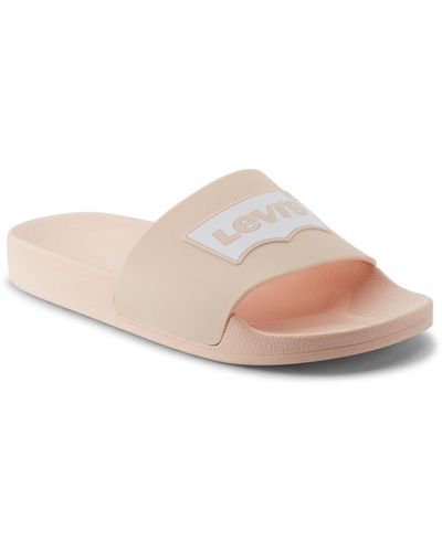 Levi's Batwing Pool Slide 2 Slip-on Sandal - Pink