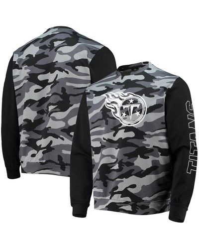 FOCO Tennessee Titans Camo Long Sleeve T-shirt - Black