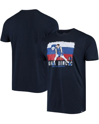 '47 Luka Doncic Dallas Mavericks Player Graphic T-shirt - Blue