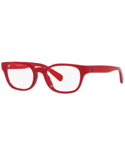 Polo Ralph Lauren Polo Prep Jr Pp8543u Pillow Eyeglasses - Red