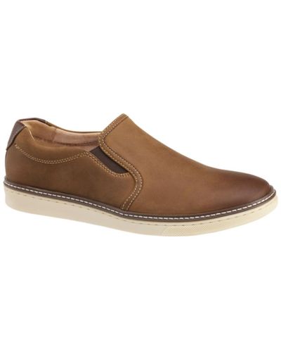Johnston & Murphy Mcguffey Slip On Shoes - Brown