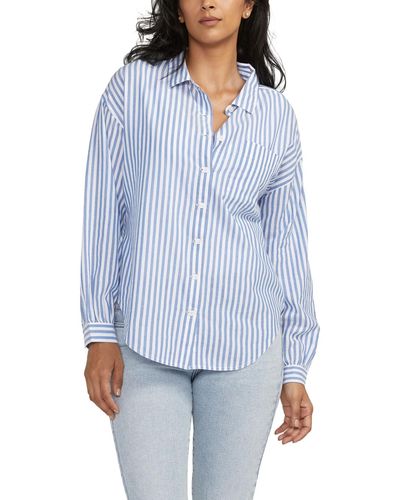 Jag Relaxed Button-down Shirt - Blue