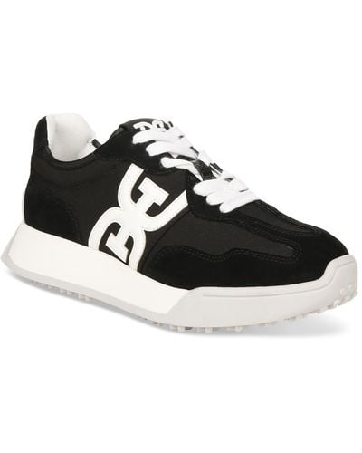 Sam Edelman Langley Emblem Lace-up Sneaker Sneakers - Black