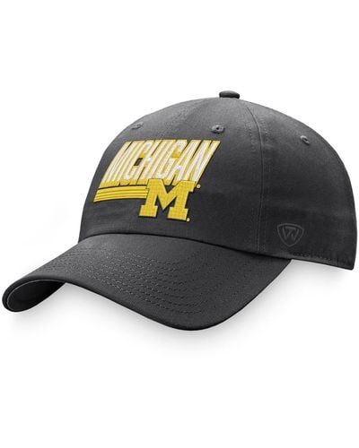 Top Of The World Michigan Wolverines Slice Adjustable Hat - Blue