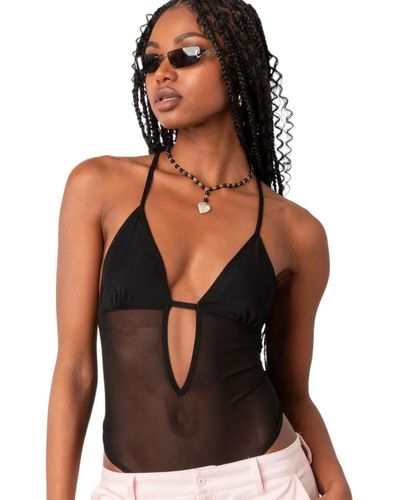 Sheer Bodysuits for Women - Up to 85% off