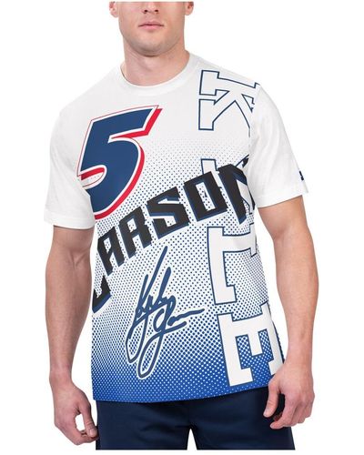 Starter Kyle Larson Extreme Lineman Graphic T-shirt - White