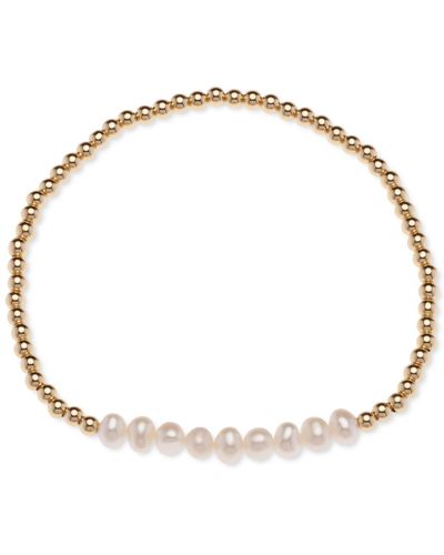 Macy's Cultured Freshwater Pearl (4-1/2 - Metallic