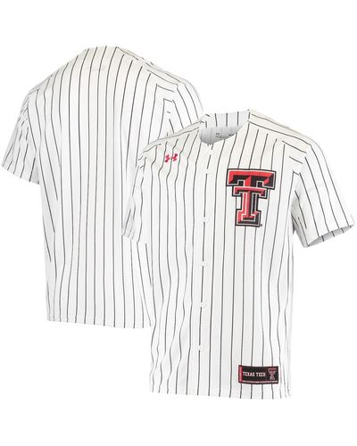 Under Armour Texas Tech Red Raiders Replica Performance Baseball Jersey - White