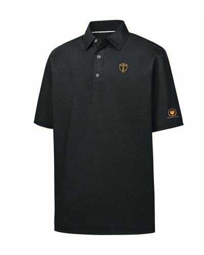 Footjoy 2024 Presidents Cup International Team Pique Prodry Polo Shirt - Black