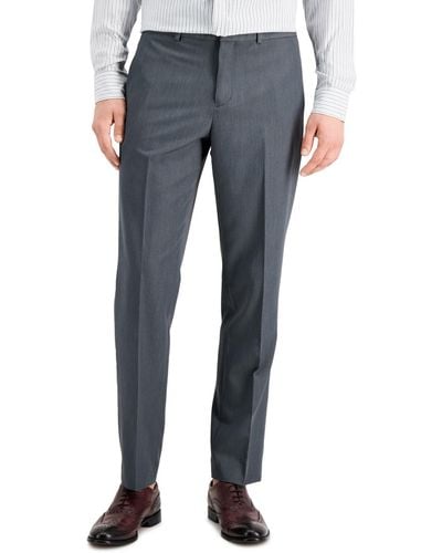 Perry Ellis Modern-fit Stretch Solid Resolution Pants - Multicolor
